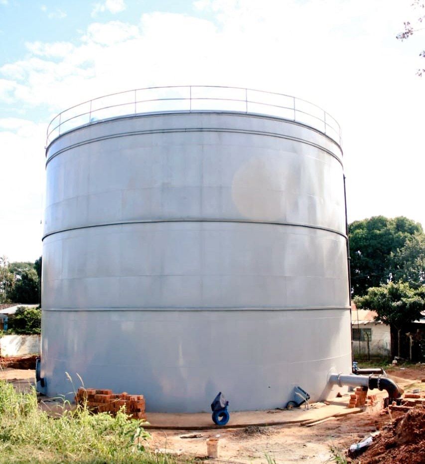 Reservorio ESSAP Villarrica agua potable